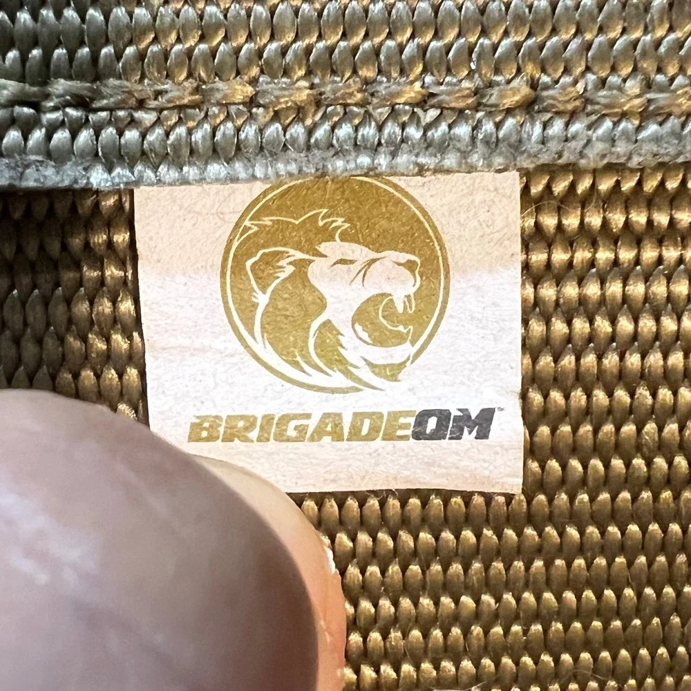 Brigade QM OS Tactical Web Belt Olive Green Nylon Military Style EDC Buckle